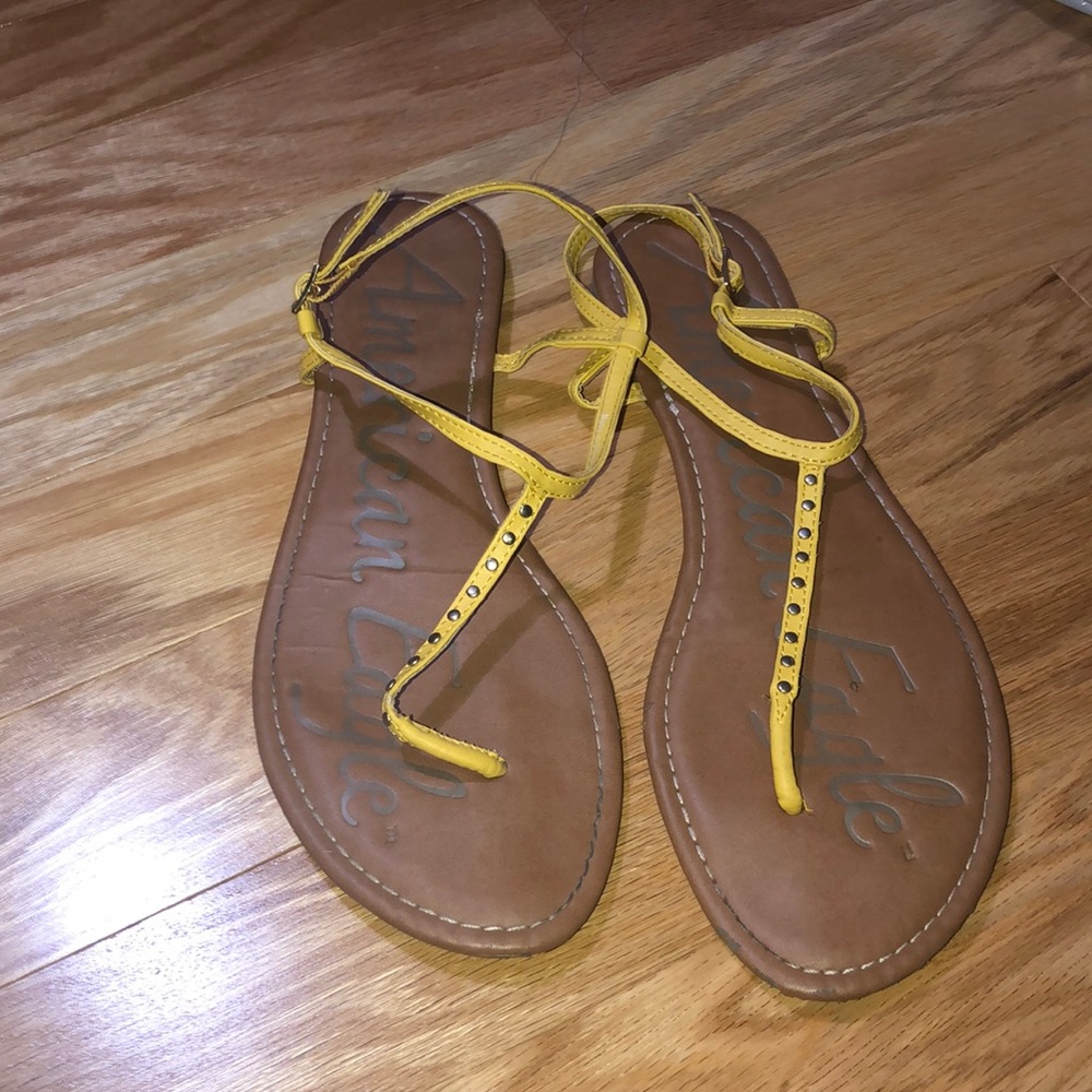 Yellow sandals